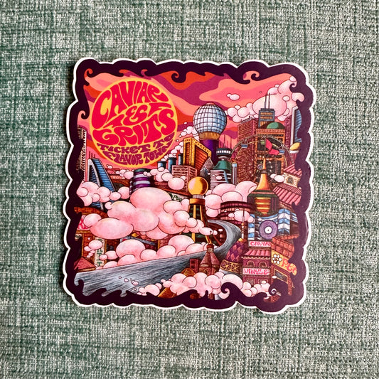 Ticket to Flavor Town Album Art Sticker